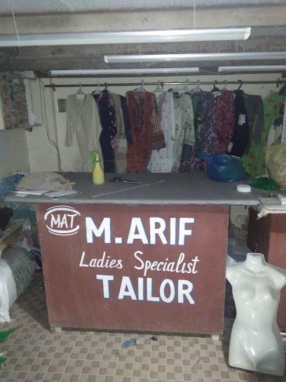 M Arif tailor logo