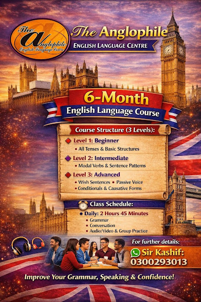 The Anglophile English language center logo